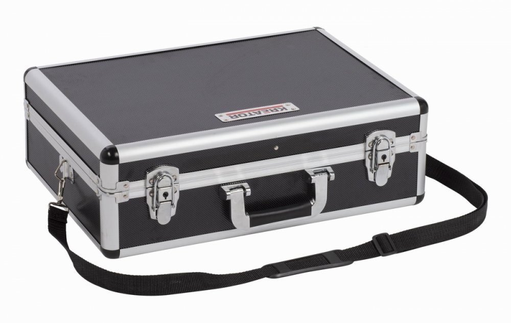 Hliníkový kufr 460x330x155mm černý